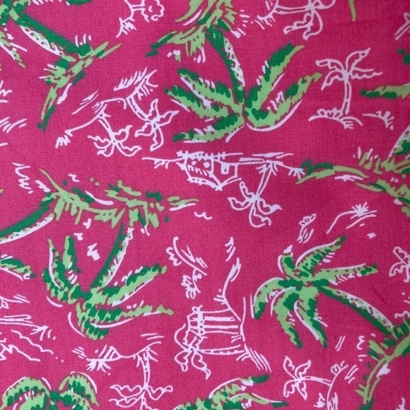 NWT Vintage Lilly Pulitzer Palm Tree Capris - Picture 4 of 9